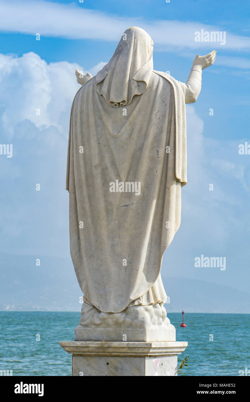 Santa Margherita Statue in Santa Margherita Ligure in Italien Stockfoto