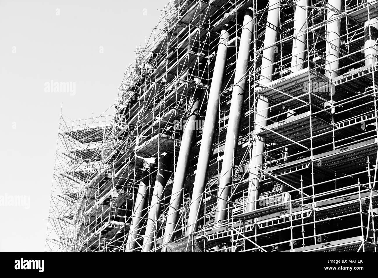 Baustelle in Valencia, Spanien Stockfoto