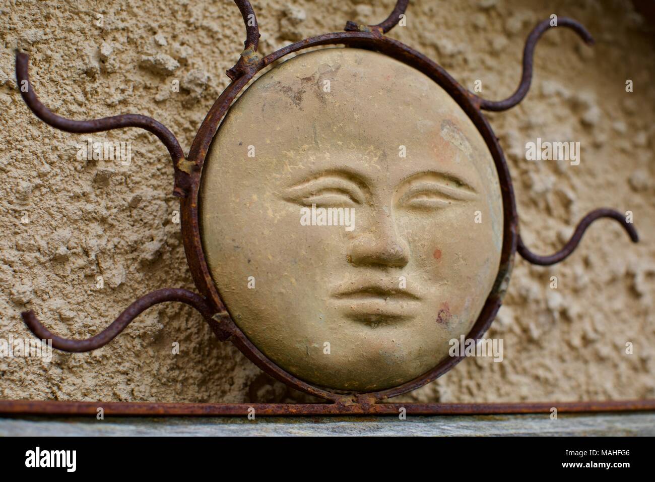 Sun - Garden Wall Art Stockfoto