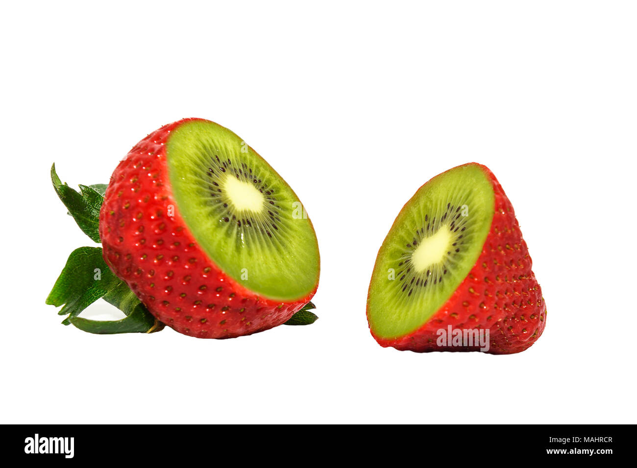 Konzept Bild von genetisch veränderten Obst Stockfoto