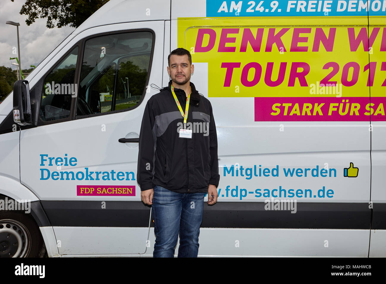 Sven Borner FDP Riesa Stockfoto