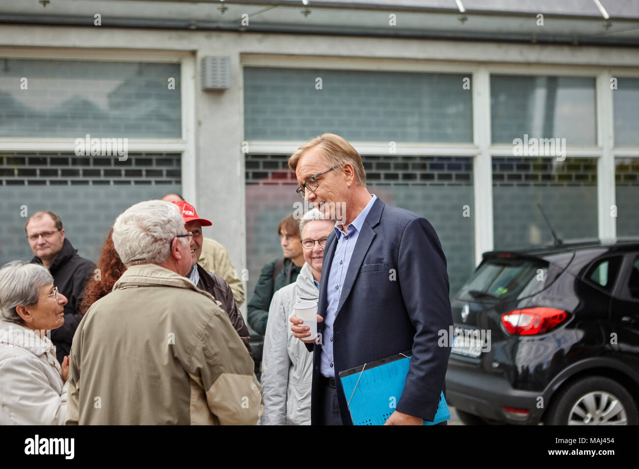 Dietmar Gerhard Bartsch ist ein deutscher Politiker, ehemaliger Bundes Peitsche der Partei des Demokratischen Sozialismus und die Linke und Mitglied des Bundestags sterben. Er Stockfoto