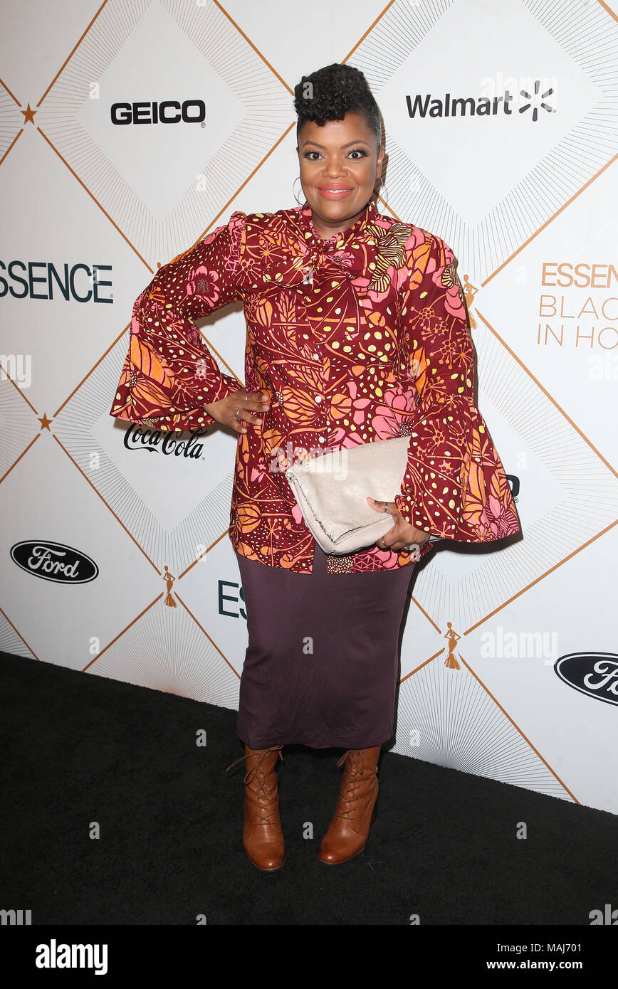 Essenz 11. jährlichen schwarze Frauen in Hollywood Awards Gala im Beverly Wilshire Four Seasons Hotel in Beverly Hills, Kalifornien. Mit: Yvette Nicole Brown Wo: Beverly Hills, Kalifornien, USA, wenn: 01 Mar 2018 Credit: FayesVision/WENN.com Stockfoto