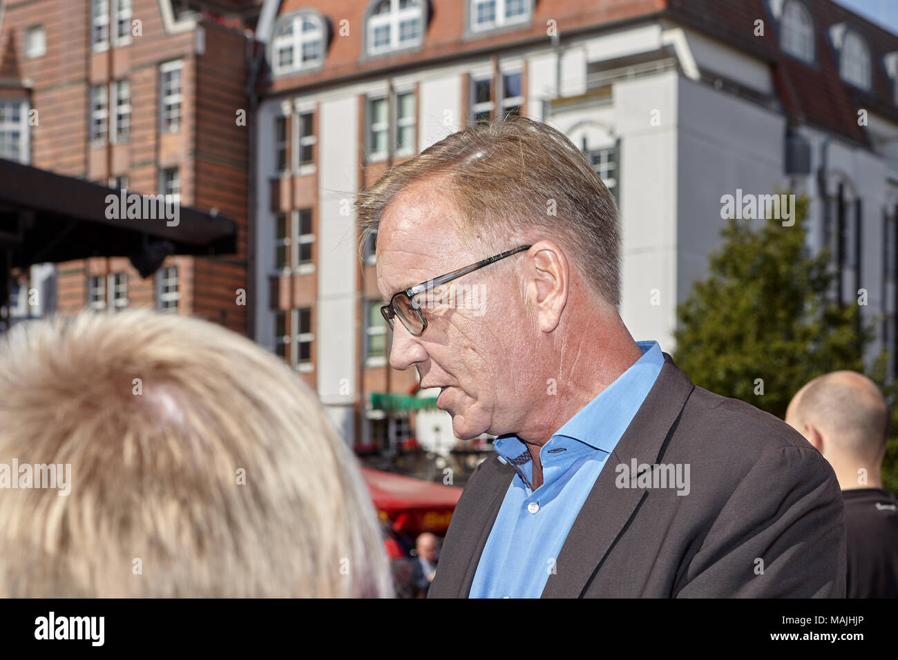 Dietmar Gerhard Bartsch ist ein deutscher Politiker, ehemaliger Bundes Peitsche der Partei des Demokratischen Sozialismus und die Linke und Mitglied des Bundestags sterben. Er Stockfoto