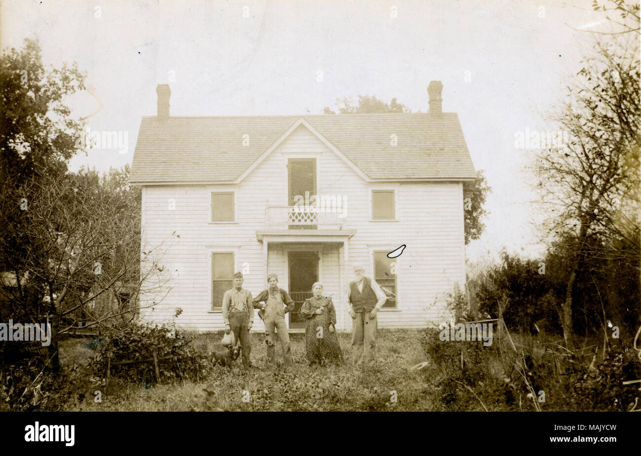 Titel: Rachael Jane Pearson Baker Missouri Bauernhaus. . 1900. Stockfoto