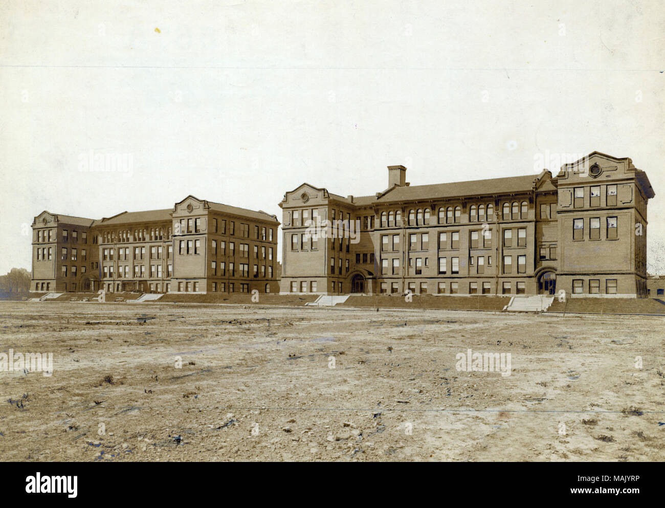 Titel: Smith Akademie und das Manual Training School. 5351 Enright Avenue. . Um 1910. Stockfoto