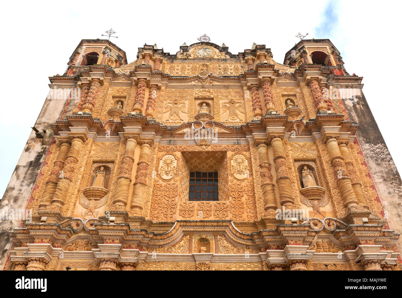 Santo Domingo Kirche von San Cristóbal in Chiapas, Mexiko Stockfoto