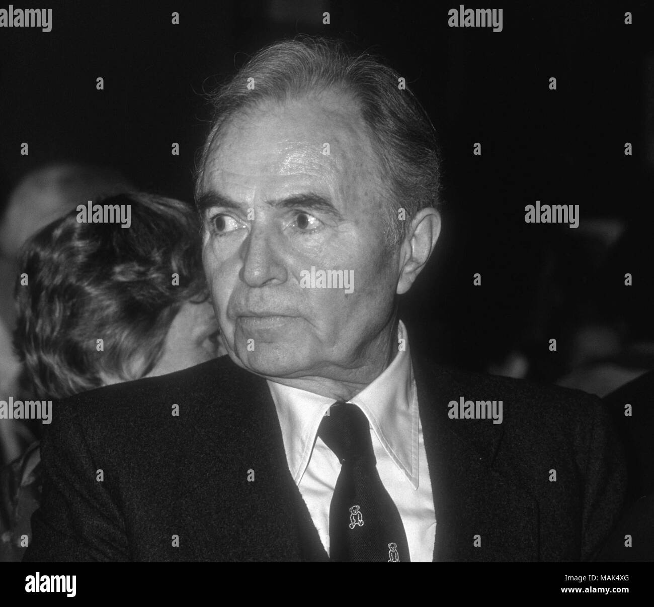 James Mason 1982 Foto von John Barrett/PHOTOlink.net Stockfoto