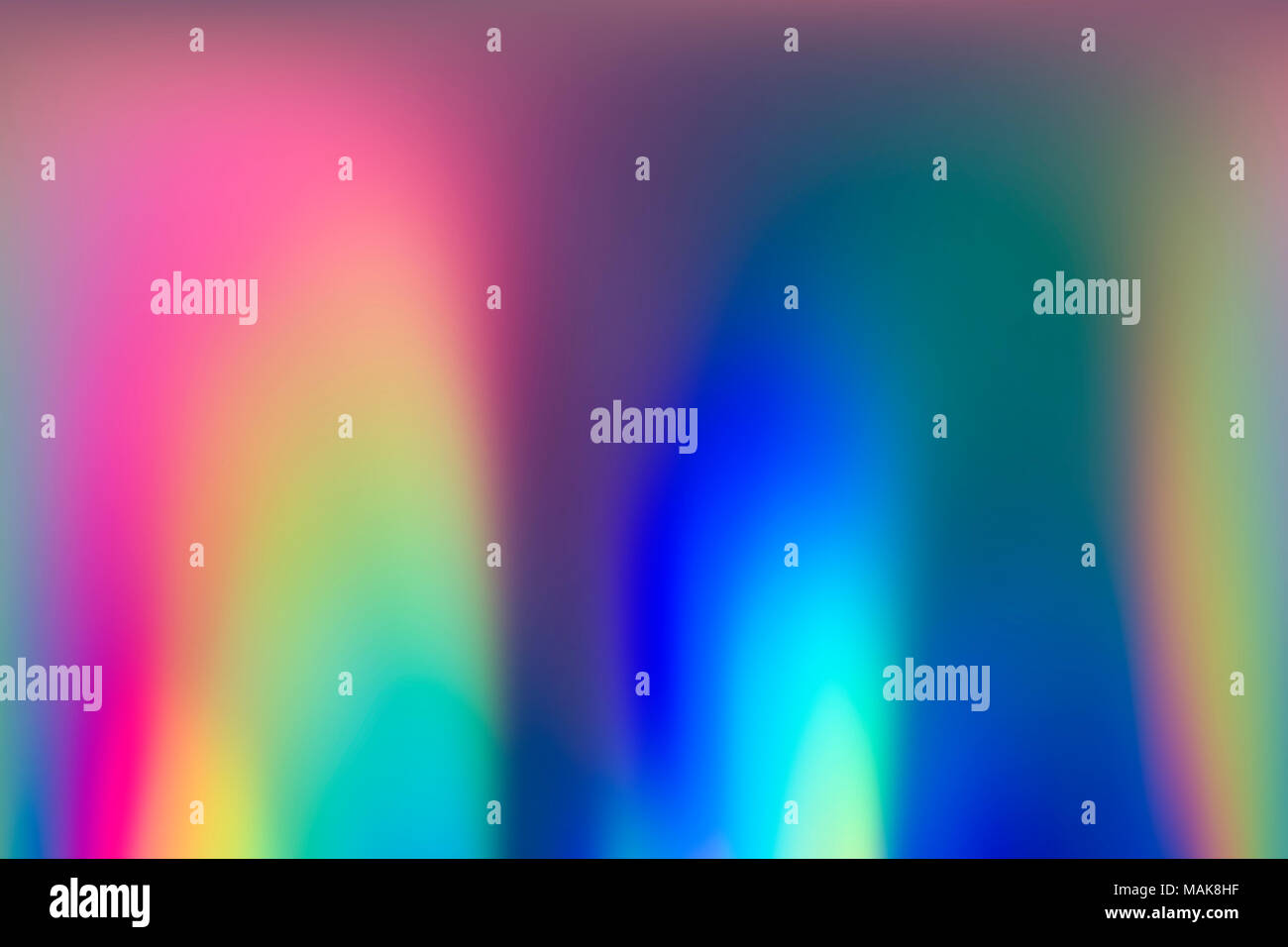 Spektrum farbenfrohen Abstrakt Hintergrund, eine trendige holographische Farbverlauf Hintergrund in Pastelltönen Neon farbe. Für kreatives Design Web und Print Stockfoto