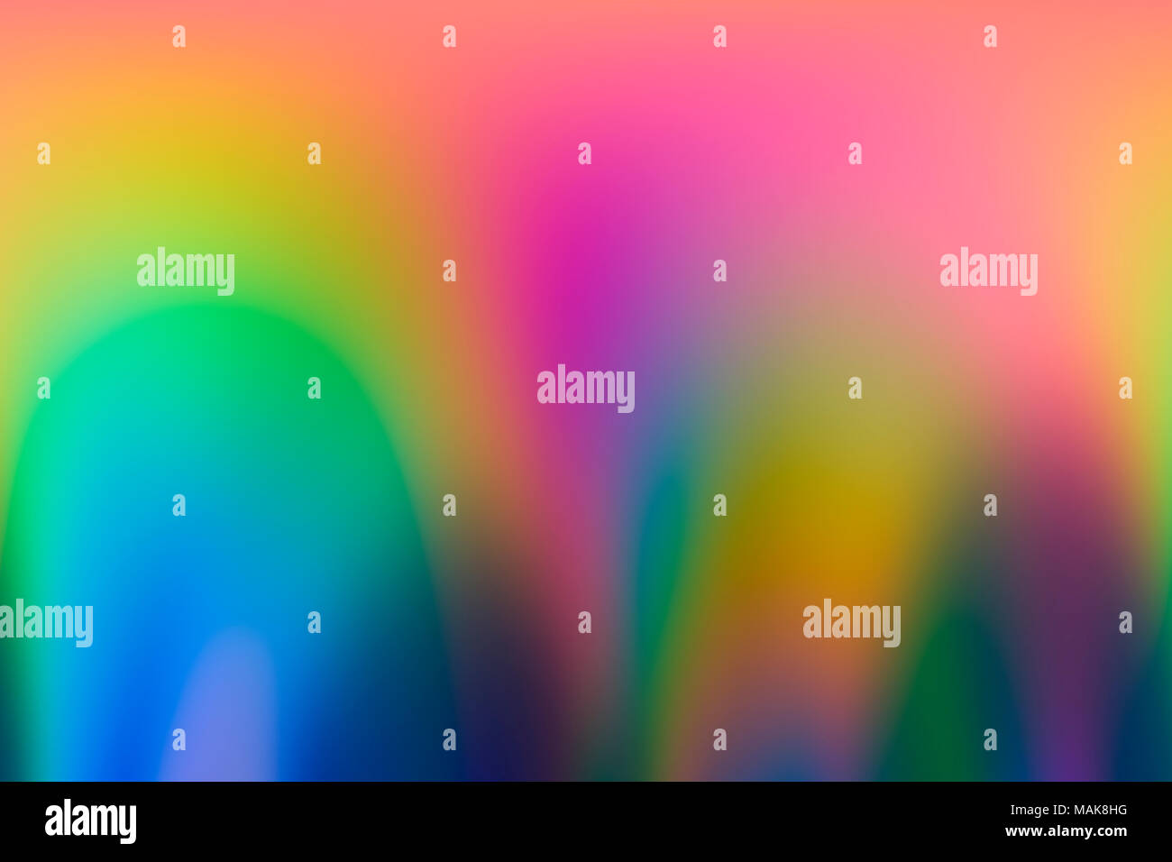 Spektrum abstrakt Verlaufshintergrund, einem trendigen bunten holographische Hintergrund in Pastelltönen Neon farbe. Für kreatives Design Web und Print Stockfoto