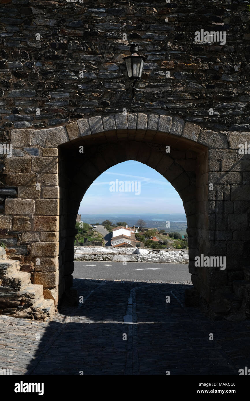 Monsaraz historische Dorf im Alentejo Portugal Stockfoto