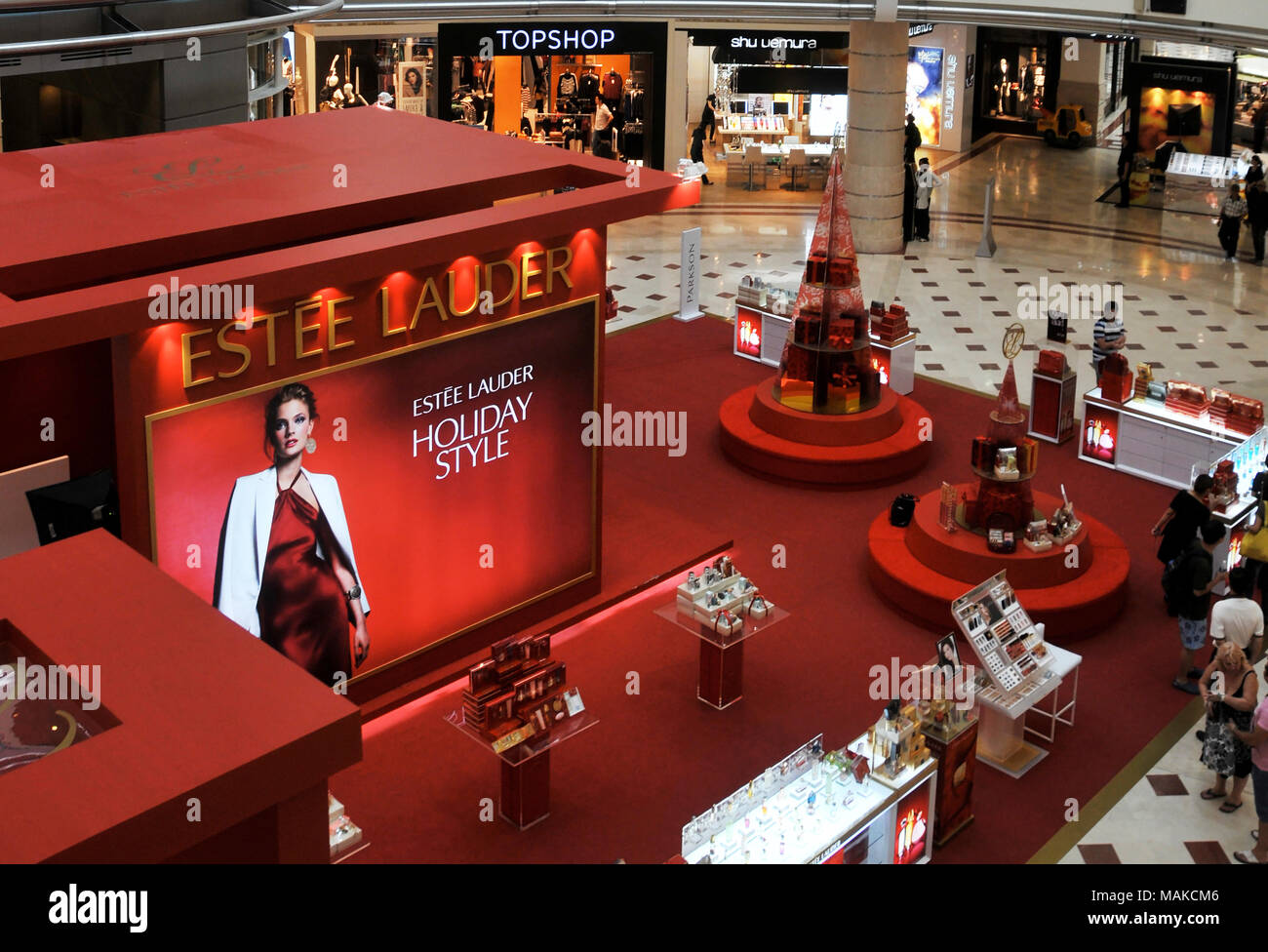Estée Lauder Boutique, Suria Mall, Kuala Lumpur, Malaysia Stockfoto