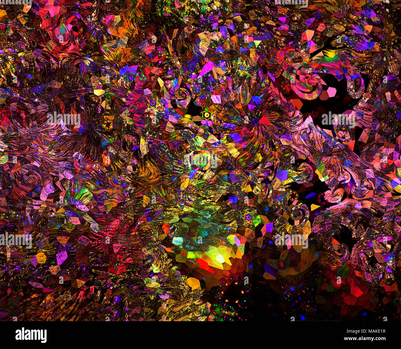 DIGITALE Kunst: Geschenk Wrap Design Stockfoto