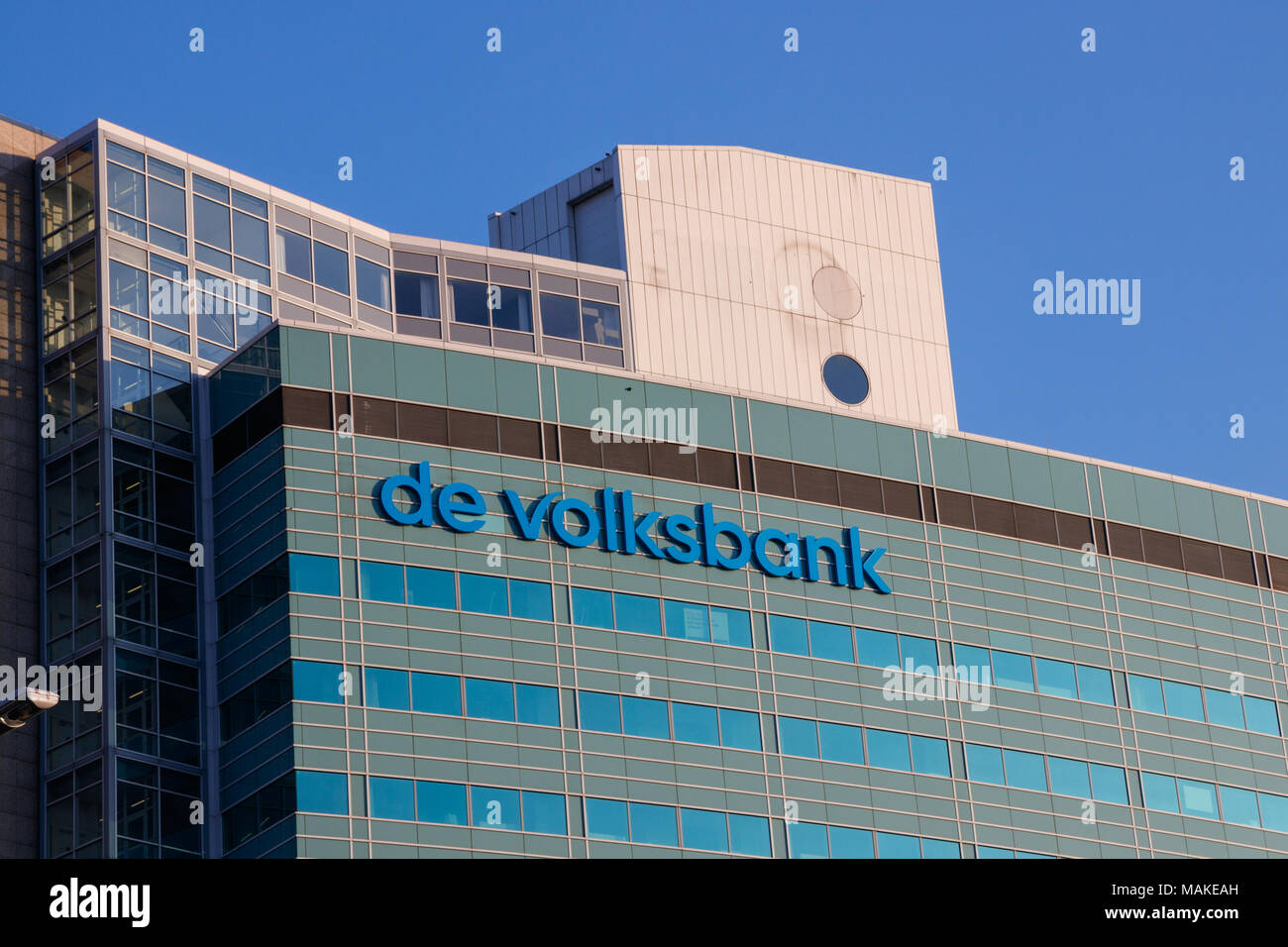 De Volksbank (' der Völker Bank') der Zentrale. Stockfoto