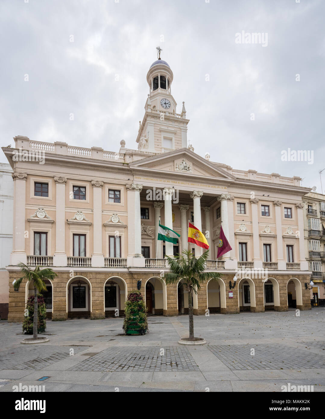 Rathaus von Cádiz in Südspanien Stockfoto