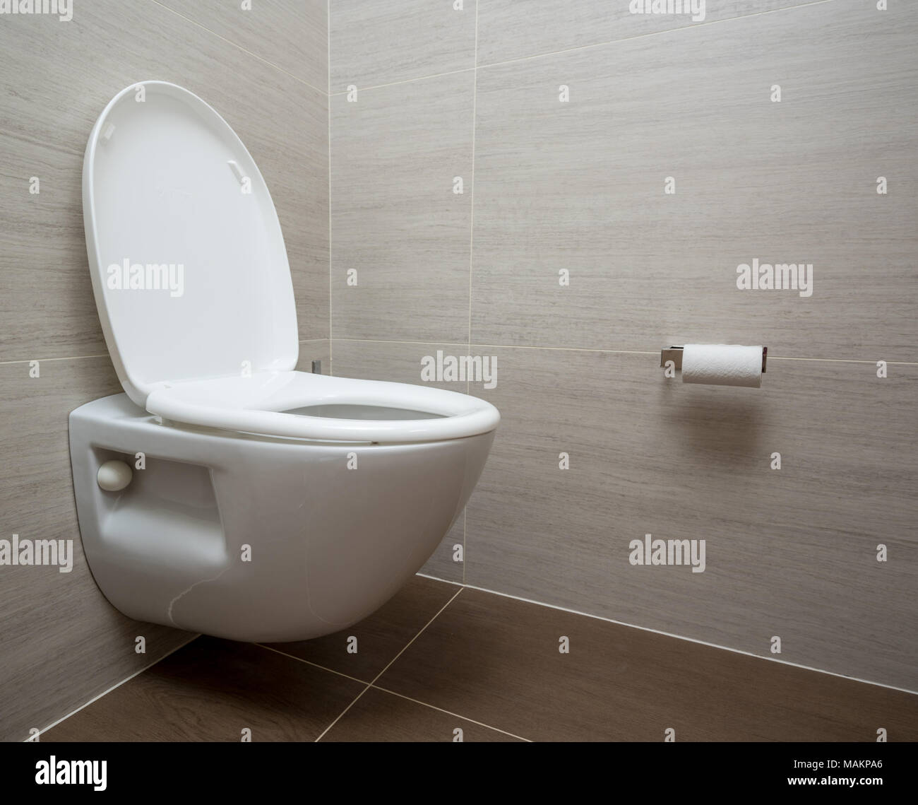 Moderne wc oder WC in cruise ship Kabine Stockfoto