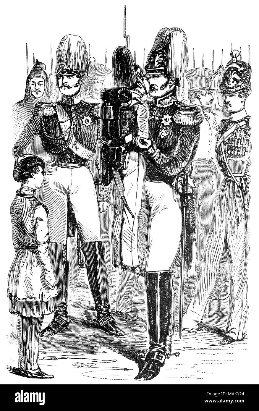 Des Kaisers Ostern küssen. . 1887. Stockfoto