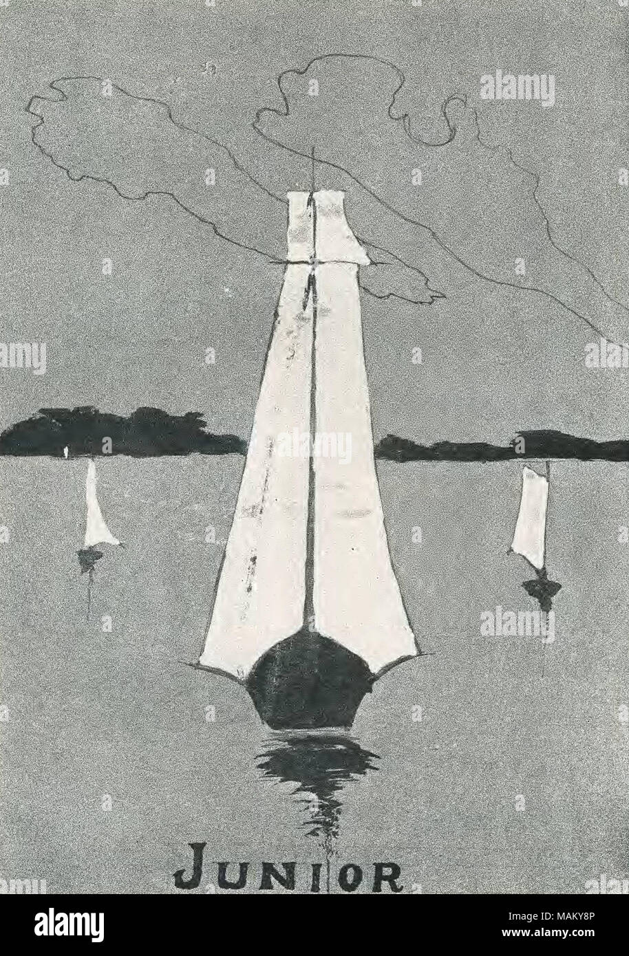 'Junior' Artwork in Locust Jahrbuch East Texas State Normal's College in 1921. . 1921. Stockfoto