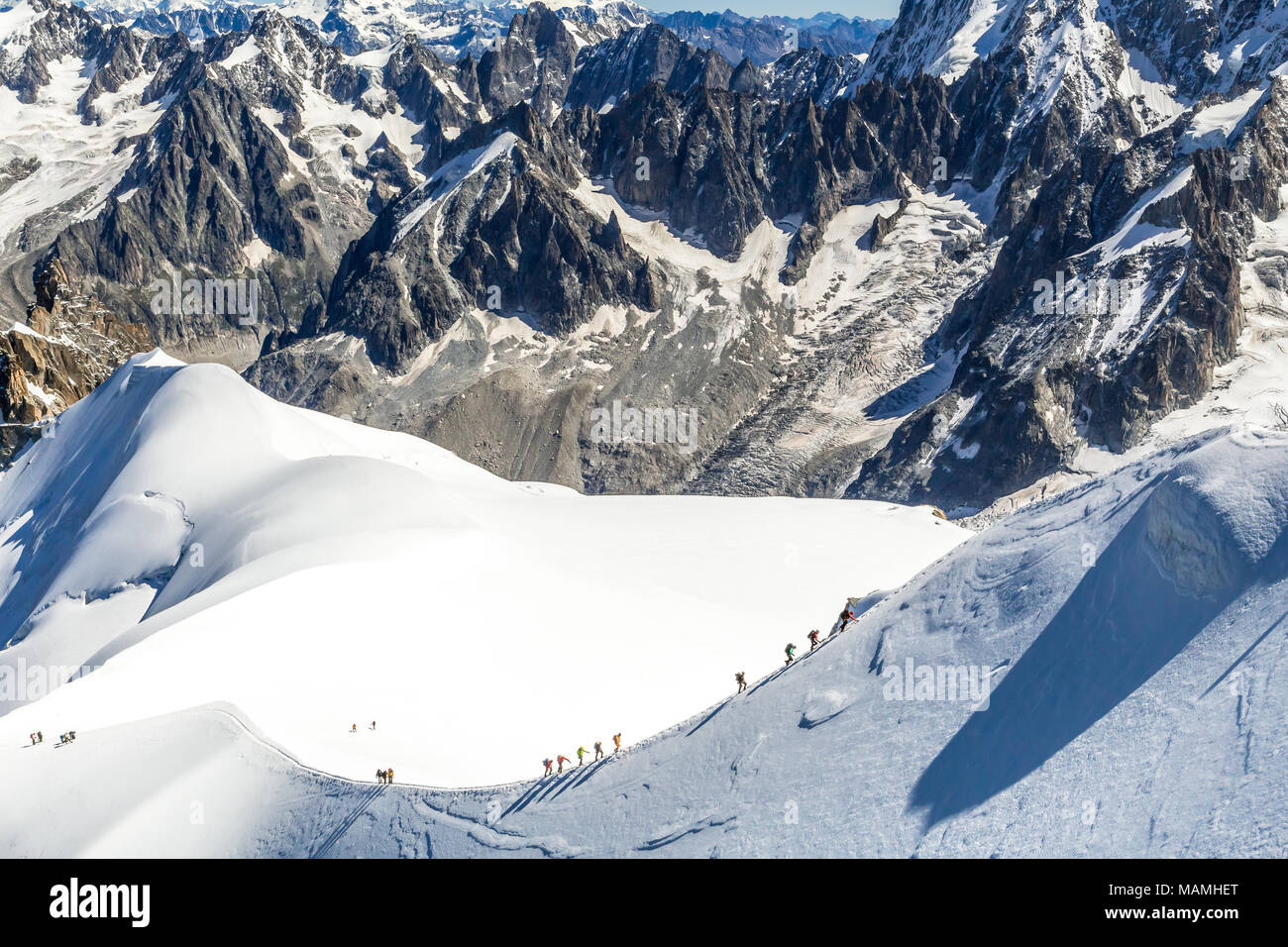 Mont Blanc, Chamonix, Frankreich. Stockfoto