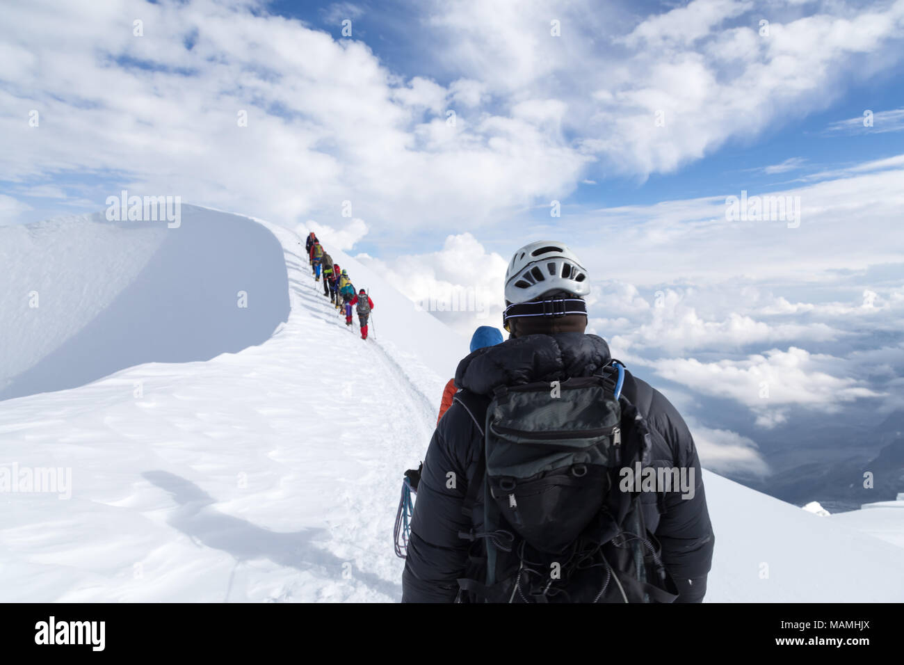 Mont Blanc, Chamonix, Frankreich. Stockfoto