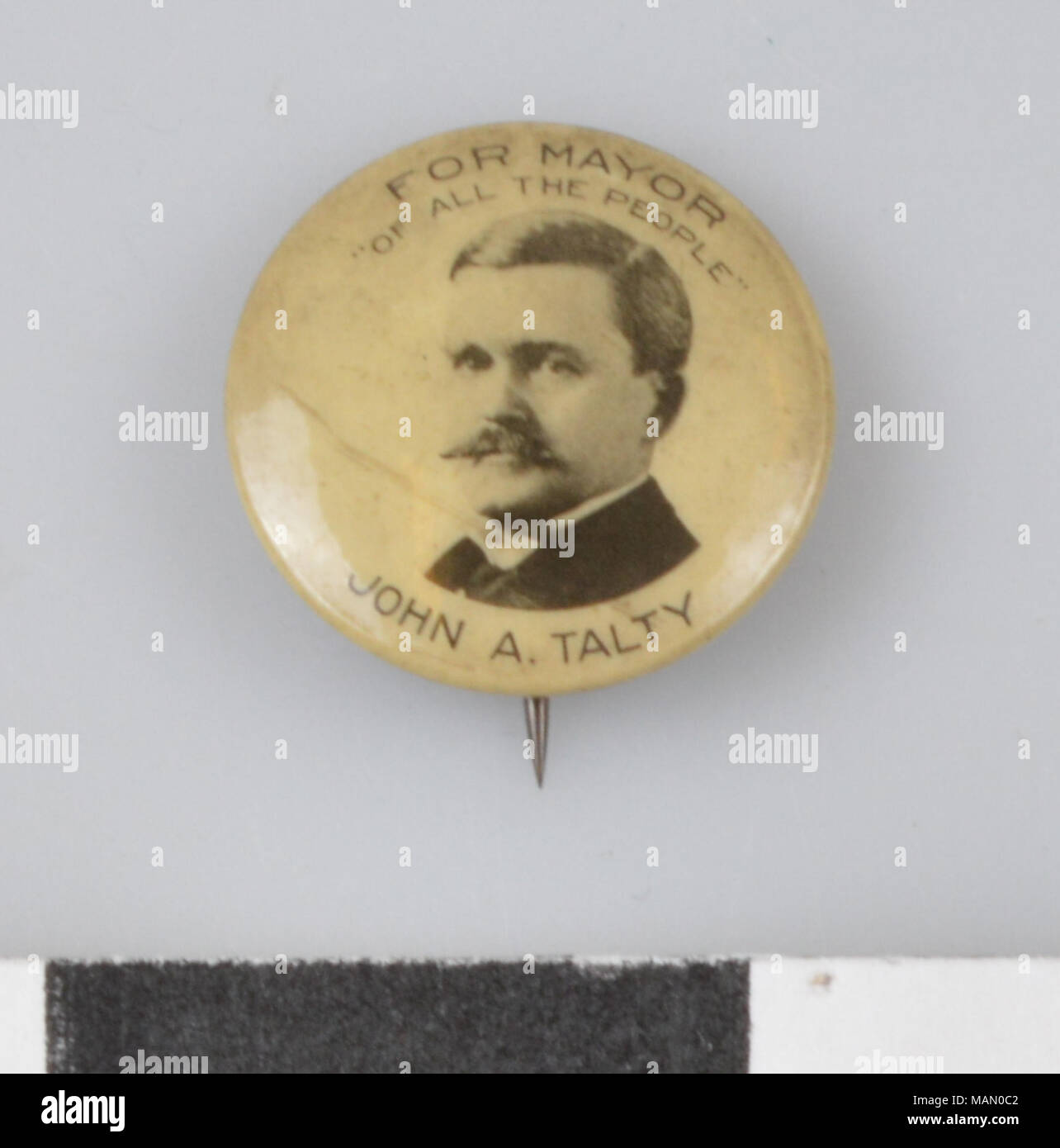 Politische Kampagne, um die Förderung von John A. Talty, der republikanische Kandidat für die Bürgermeister von St. Louis, 1905. Titel: John A. Talty bürgermeisterlichen Kampagne". 1905. St. Louis Taste Co. Stockfoto