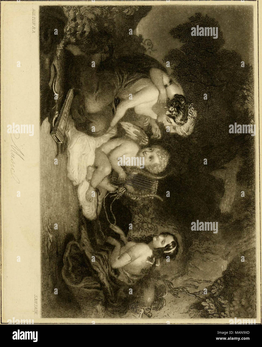 "Die poetische Werke von Fitz-Greene Halleck: Nun zuerst gesammelt; mit stahlstichen illustriert, die anhand von Zeichnungen, die von Amerikanischen Künstlern" (1850) Stockfoto