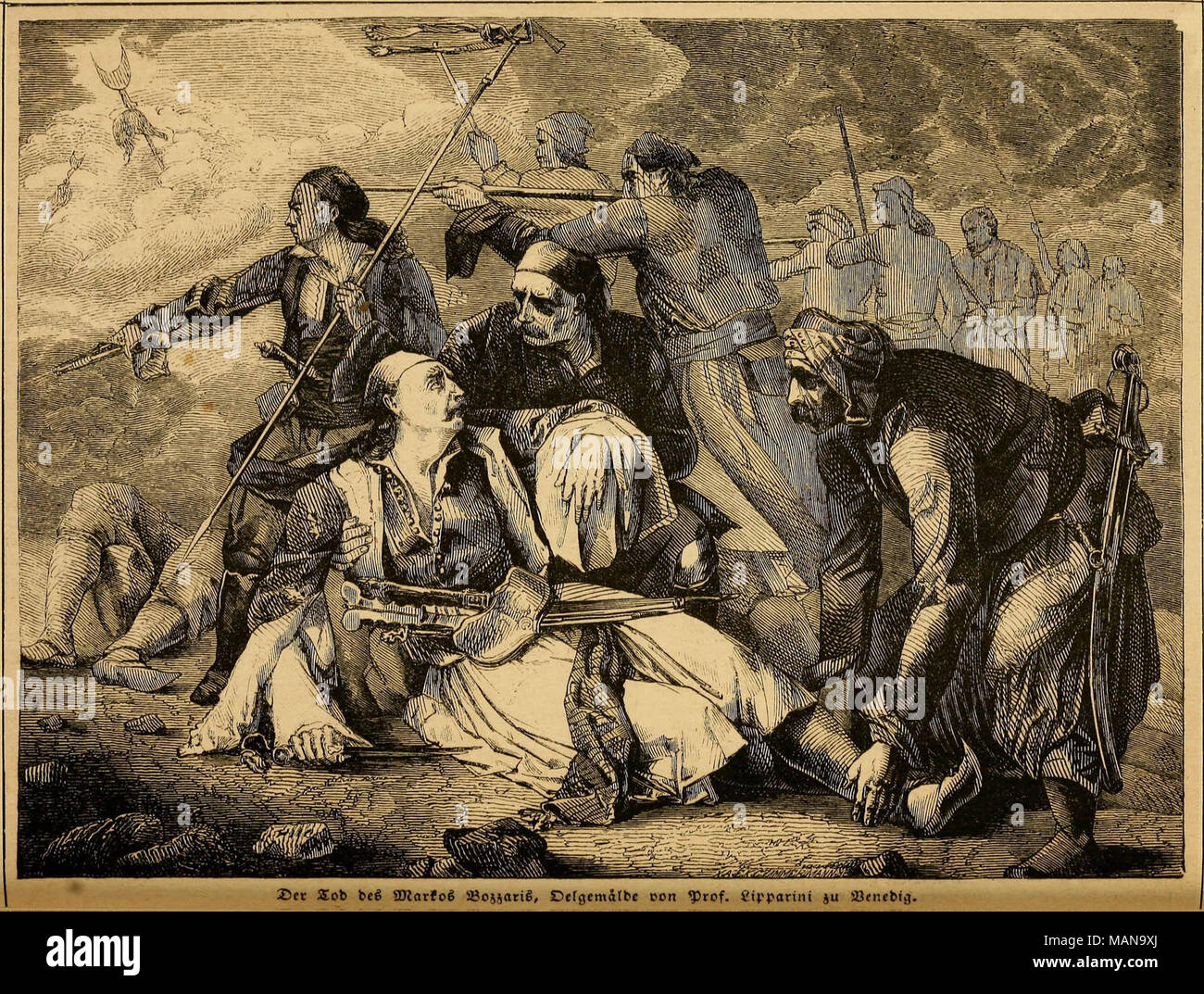 "Die poetische Werke von Fitz-Greene Halleck: Nun zuerst gesammelt; mit stahlstichen illustriert, die anhand von Zeichnungen, die von Amerikanischen Künstlern" (1850) Stockfoto