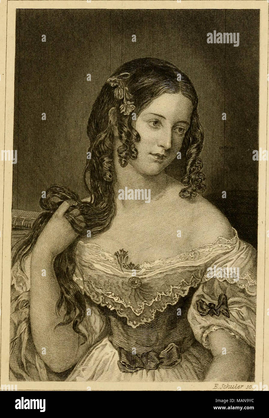 "Die poetische Werke von Fitz-Greene Halleck: Nun zuerst gesammelt; mit stahlstichen illustriert, die anhand von Zeichnungen, die von Amerikanischen Künstlern" (1850) Stockfoto