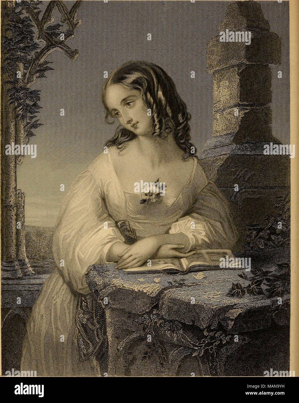 "Die poetische Werke von Fitz-Greene Halleck: Nun zuerst gesammelt; mit stahlstichen illustriert, die anhand von Zeichnungen, die von Amerikanischen Künstlern" (1850) Stockfoto