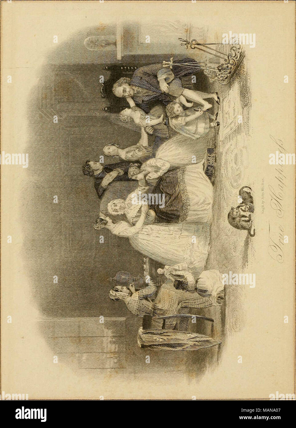 "Die poetische Werke von Fitz-Greene Halleck: Nun zuerst gesammelt; mit stahlstichen illustriert, die anhand von Zeichnungen, die von Amerikanischen Künstlern" (1850) Stockfoto