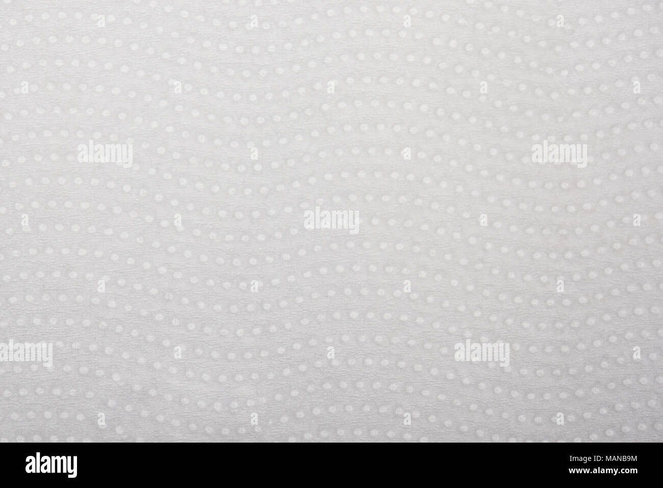 Weißbuch Textur Hintergrund mit Punkten Nahaufnahme Stockfoto