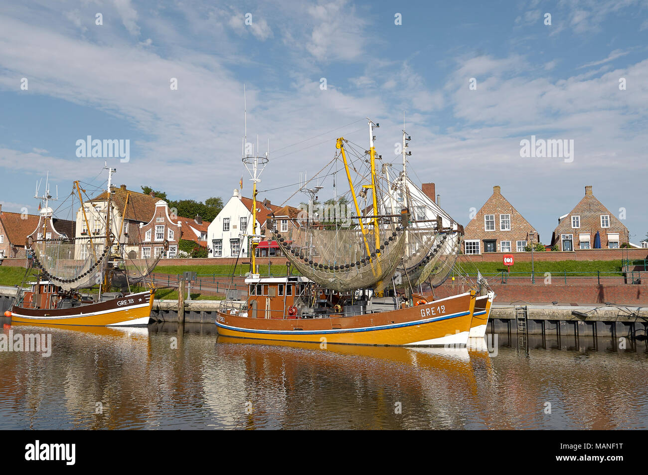 Kutter in Greetsiel Stockfoto