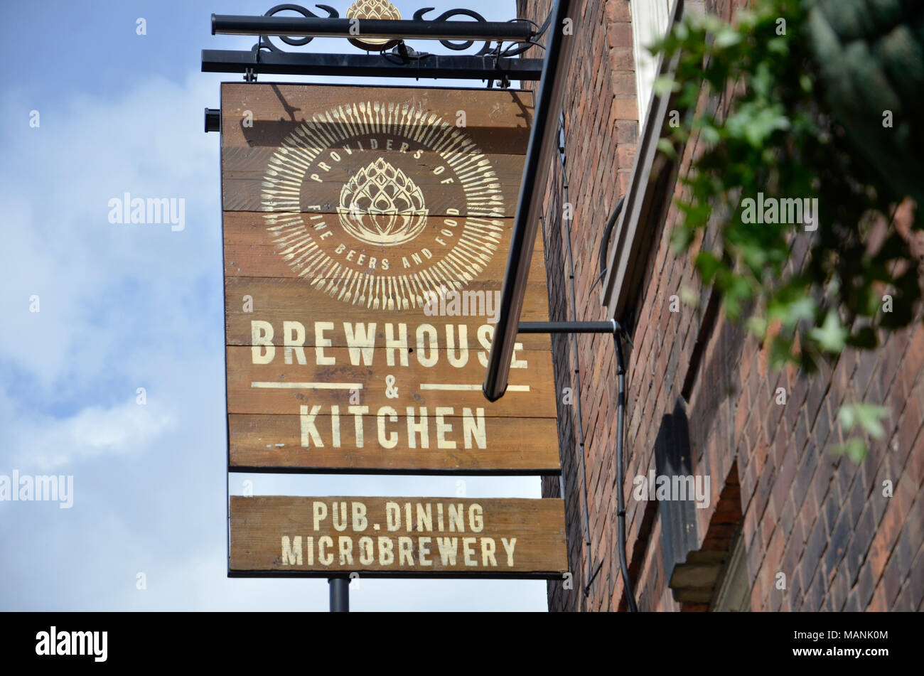 Das Sudhaus und Küche Public House und Microbrewery in Liebe Street, Chester Stockfoto