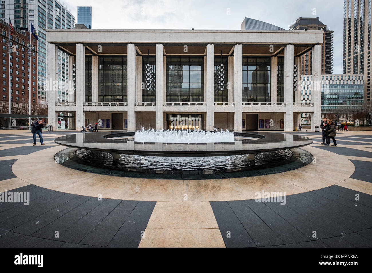 Lincoln Center für Darstellende Künste, Manhattan, New York City, NY, Vereinigte Staaten von Amerika. USA Stockfoto