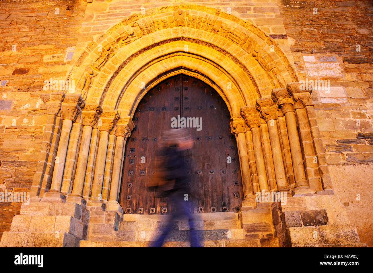 Villafranca del Bierzo, Castilla y León. Spanien Stockfoto