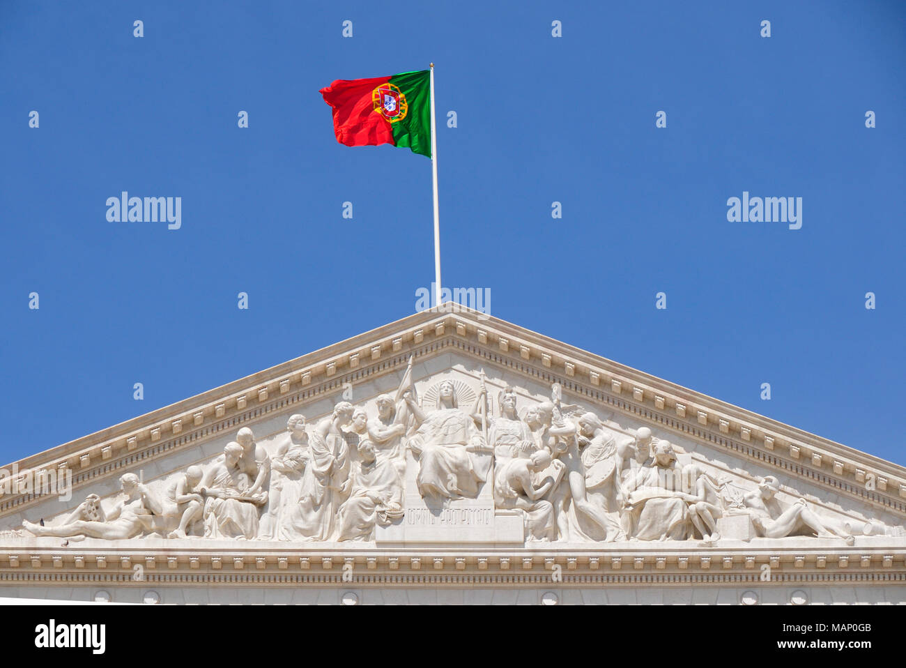 Assembleia da República (portugiesische Parlament). São Bento Palace, Lissabon. Portugal Stockfoto