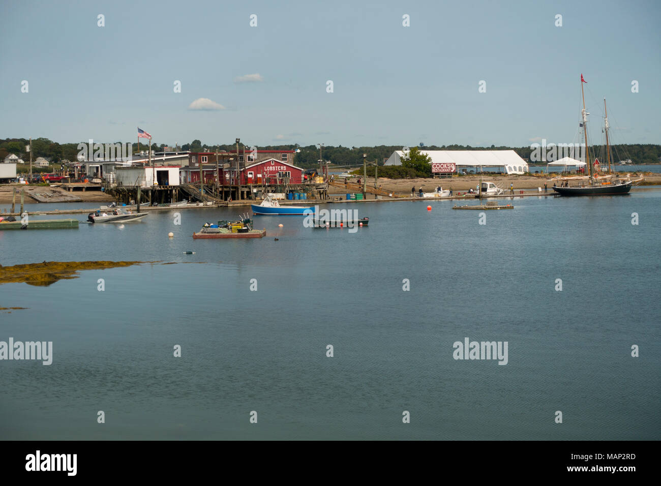 Bailey Island Maine Stockfoto