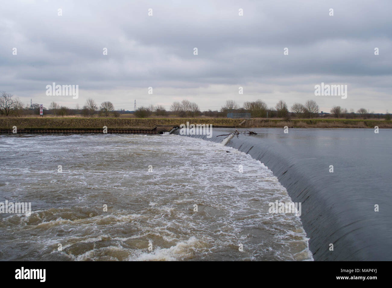 Cromwell Lock, Nottinghamshire Stockfoto