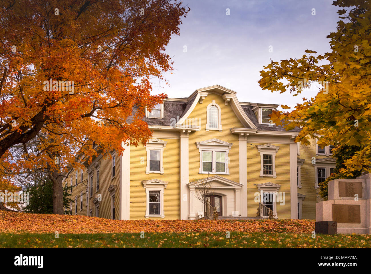 St. Stephen's University, St. Stephanus, New Brunswick, Kanada's kleinste Universität Stockfoto