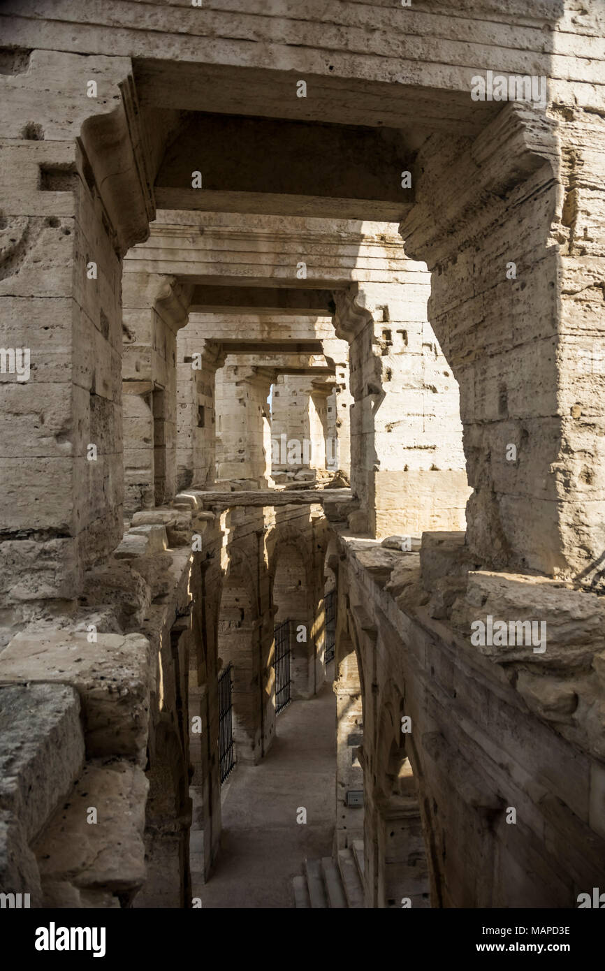Kolosseum Arles Frankreich Stockfoto