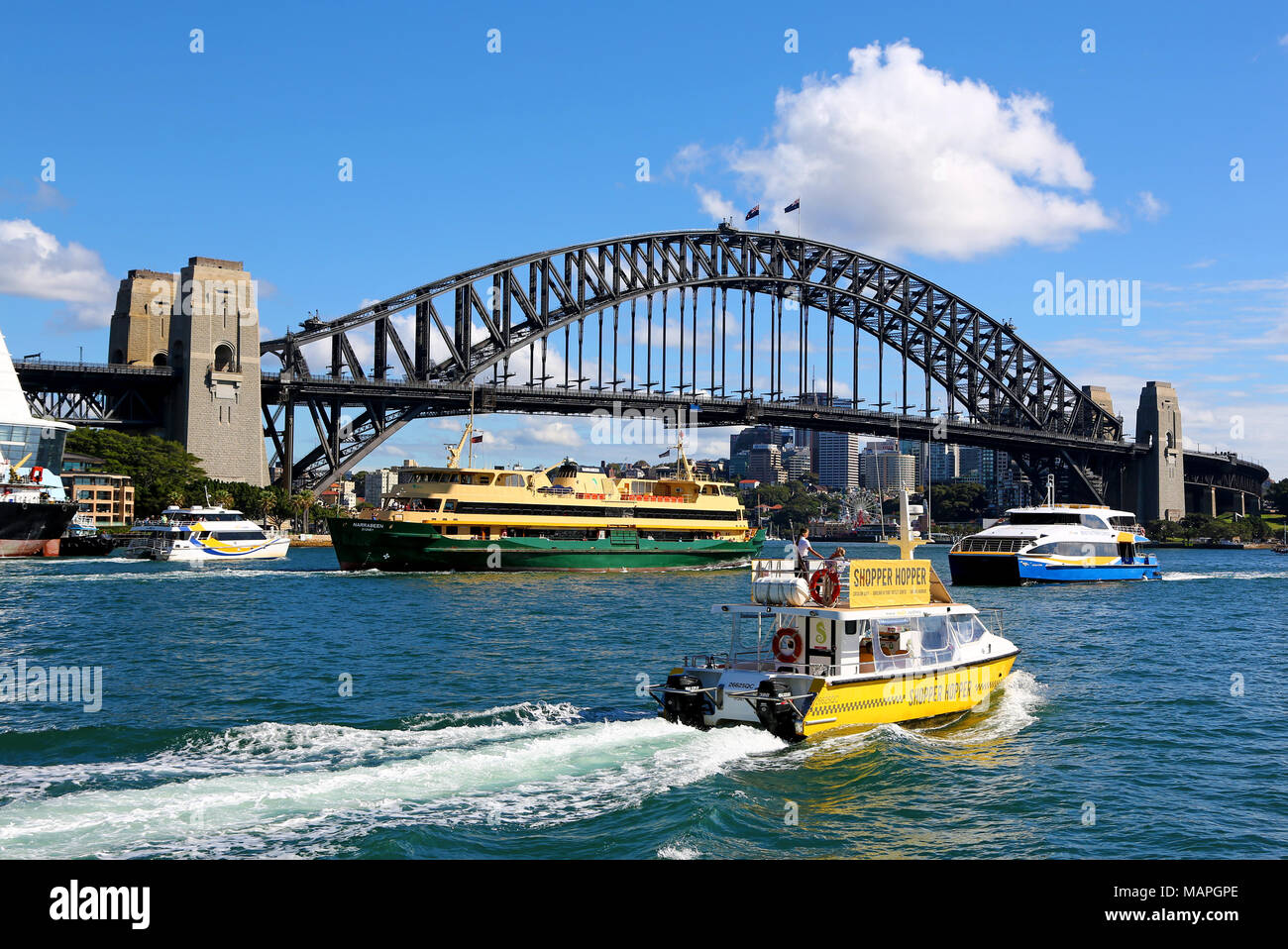 Sydney Harbour Bridge, Sydney, New South Wales, Australien Stockfoto