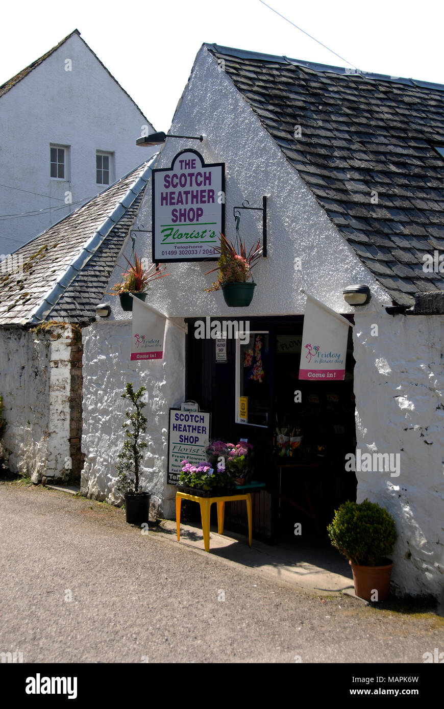 Die Scotch Heather Shop, Inveraray, Schottland Stockfoto