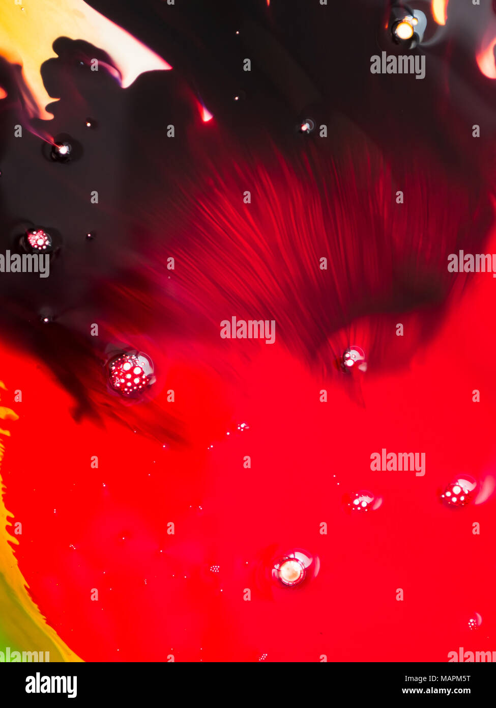 Farbe rot und schwarz Zusammenfassung Hintergrund Stockfoto