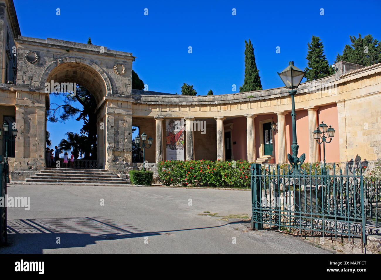 Palast des Heiligen Michael und Georg Palaia Anaktora KORFU, IONISCHE INSEL Griechenland EU Europäische Union. Stockfoto