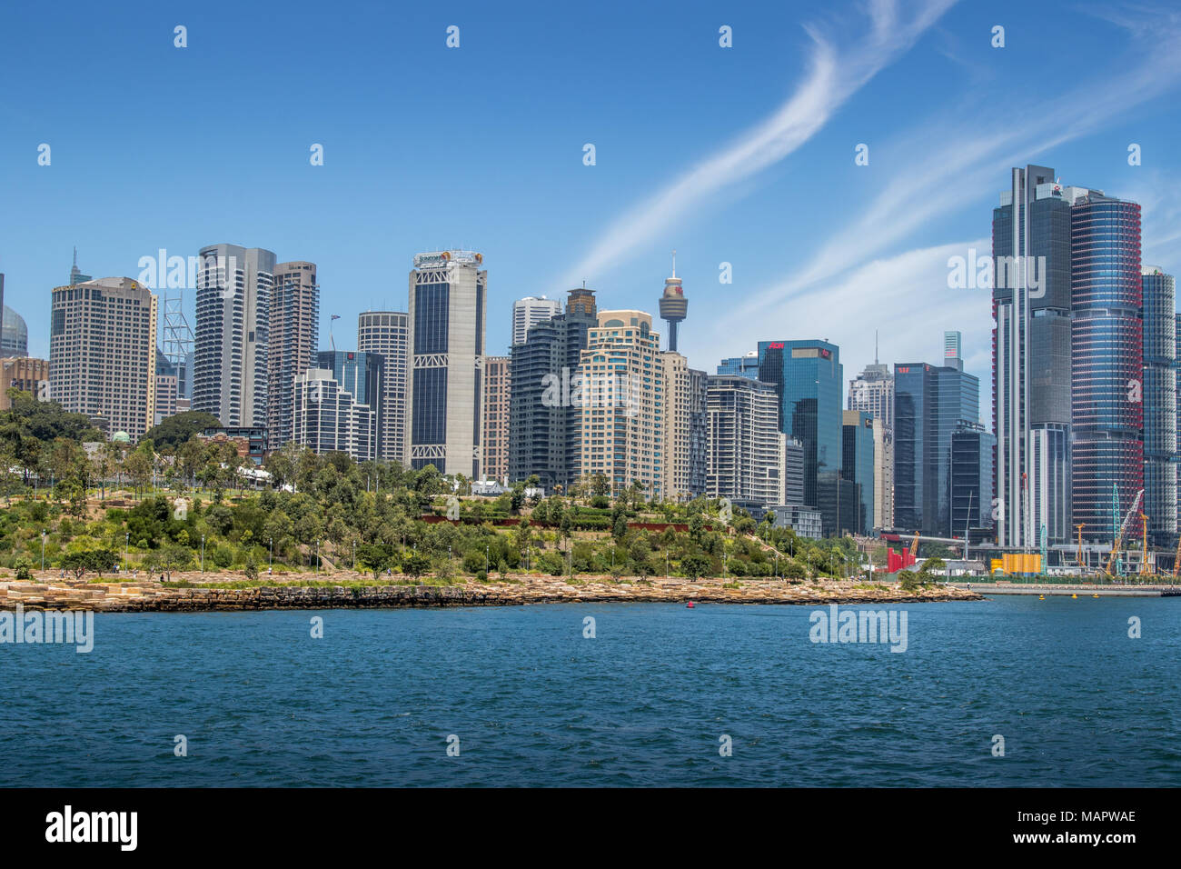 Sydney Skyline Stockfoto