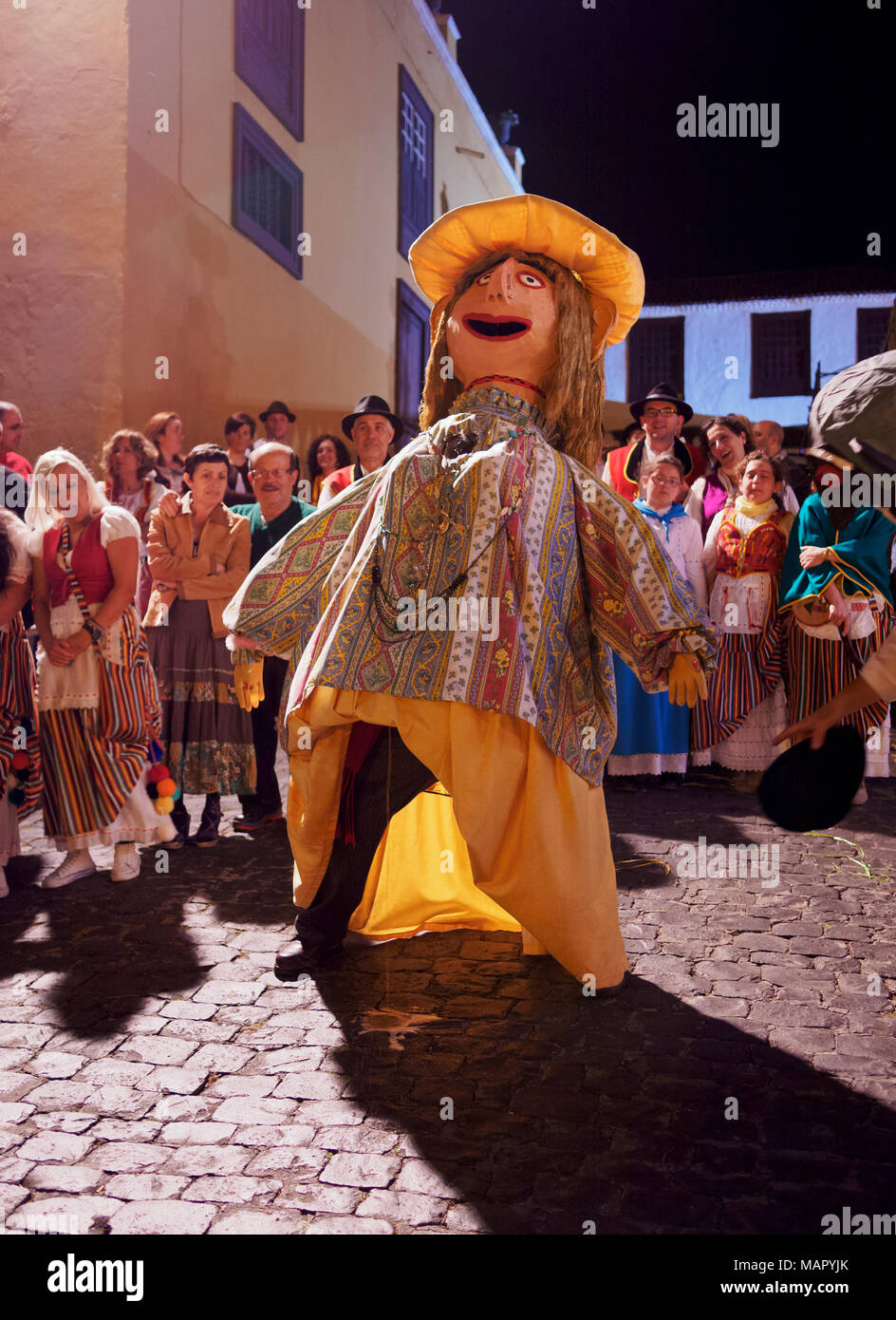 Baile de Magos, traditionelle Straßenfest, Icod de los Vinos, Teneriffa, Kanarische Inseln, Spanien, Europa Stockfoto