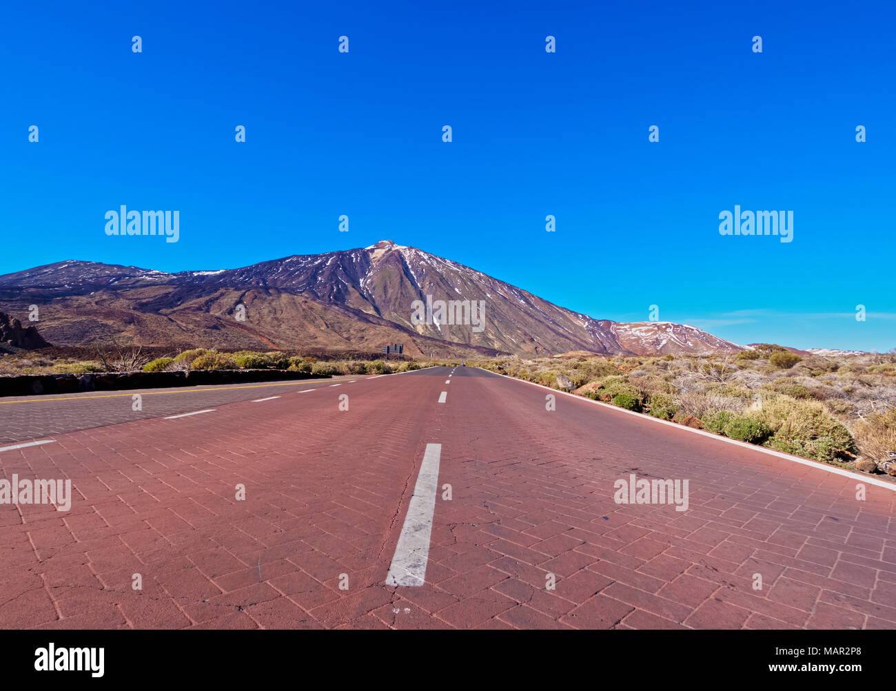 Teide, Teide Nationalpark, UNESCO-Weltkulturerbe, Teneriffa, Kanarische Inseln, Spanien, Europa Stockfoto