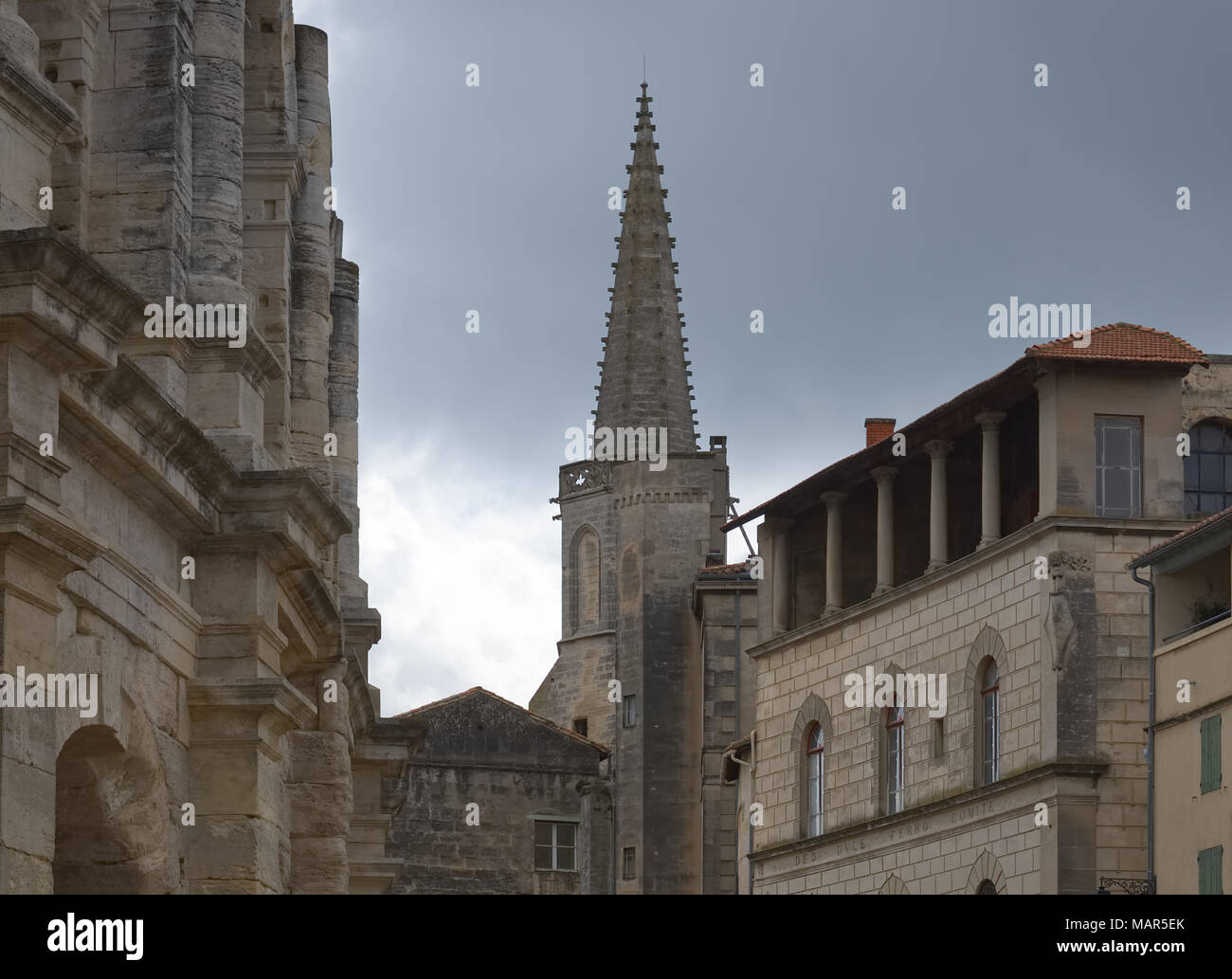 Arena von Arles - Camargue - Provence - Frankreich Stockfoto