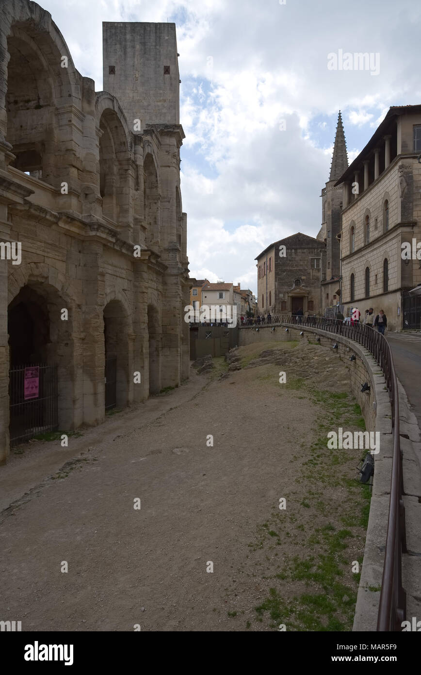 Arena von Arles - Camargue - Provence - Frankreich Stockfoto