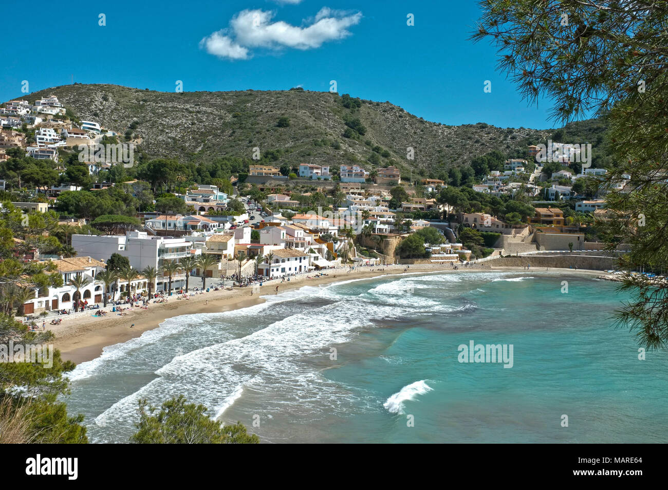 Die Bucht von El Portet, Moraira, Costa Blanca, Alicante, Spanien Stockfotografie Alamy Die Bucht von El Portet, Moraira, Costa Blanca, Alicante, Spanien Stockfotografie Alamy